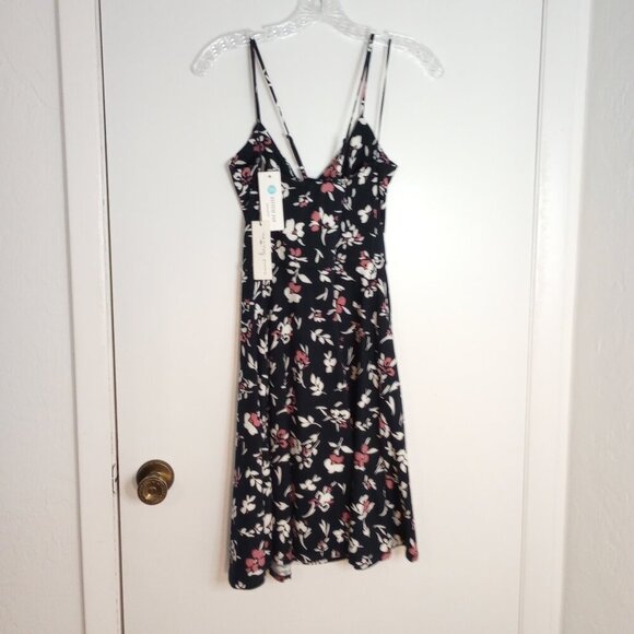 Nine Britton for Stitch Fix Navy Floral Angie Knit Dress - Picture 7 of 10